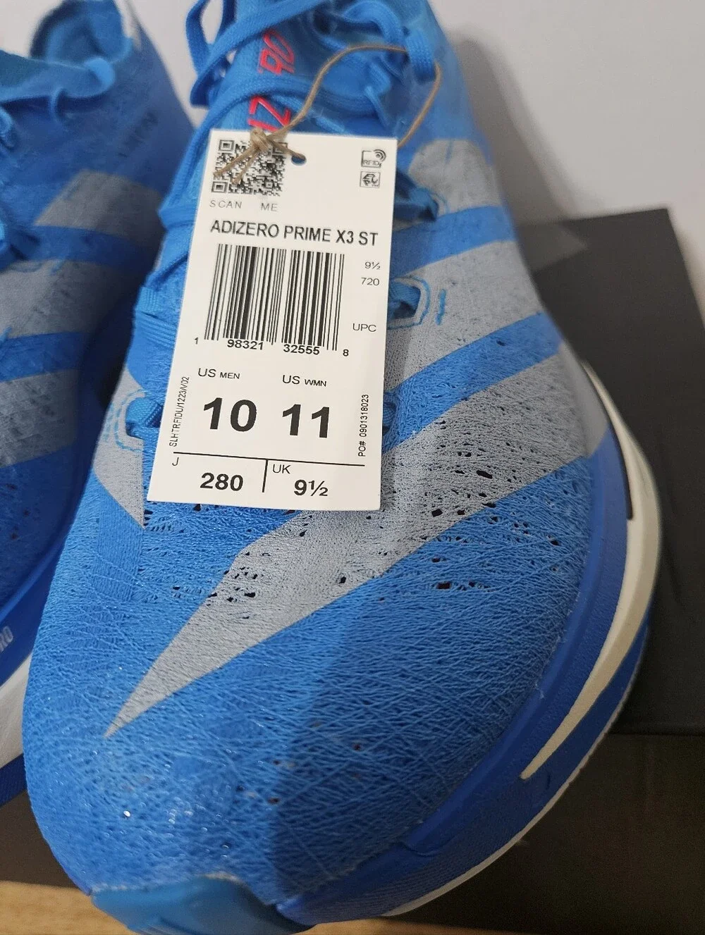 Adidas Adizero Prime X3 Strung Solar Blue